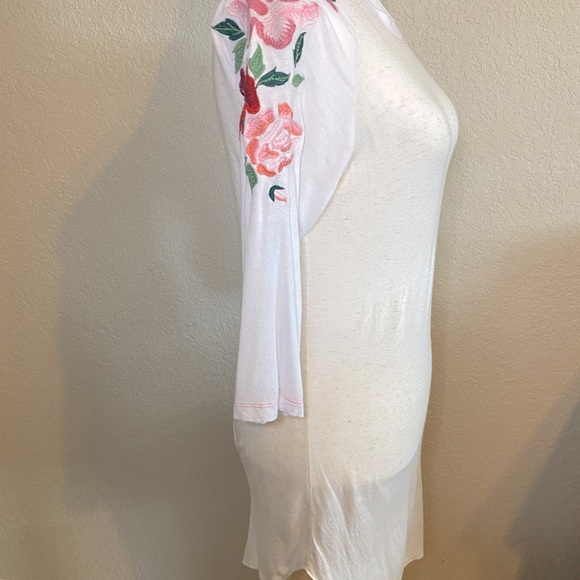 Boho Jane Embroidered Sleeve T-shirt - Picture 5 of 8